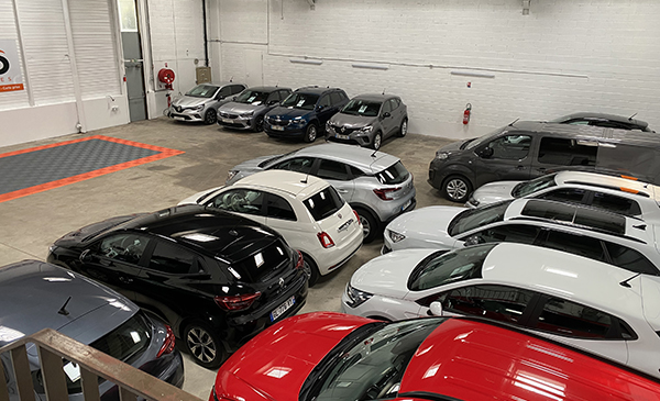 Vue du parc CVD Automobiles